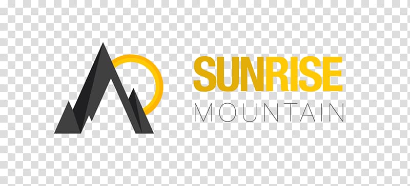 Logo Brand Sunrise Mountain, sunrise transparent background PNG clipart
