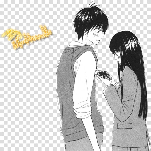 Sawako Kuronuma Shota Kazehaya Kimi ni Todoke Manga Anime, manga transparent background PNG clipart