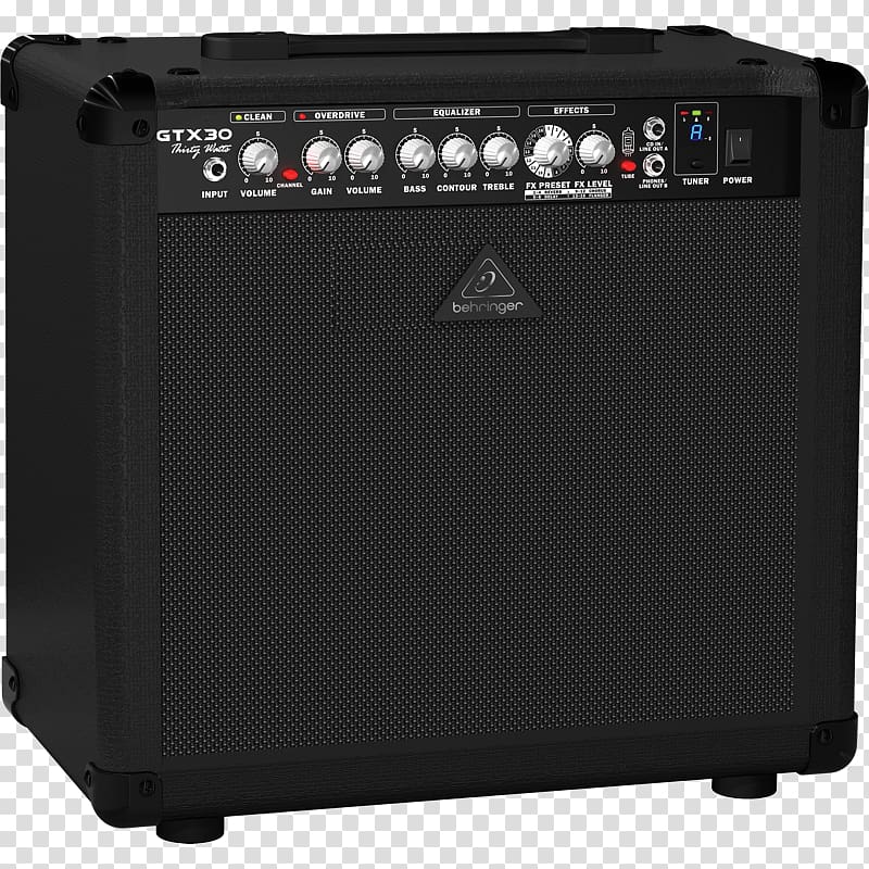 Guitar amplifier Behringer Thermistor Electronics, guitar transparent background PNG clipart