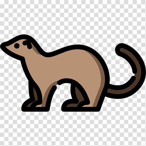 Ferret Weasels Cat Computer Icons , ferret transparent background PNG clipart