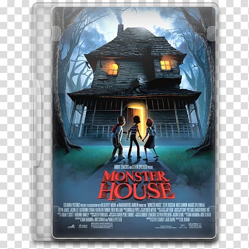 Film poster Monster movie House, house transparent background PNG clipart