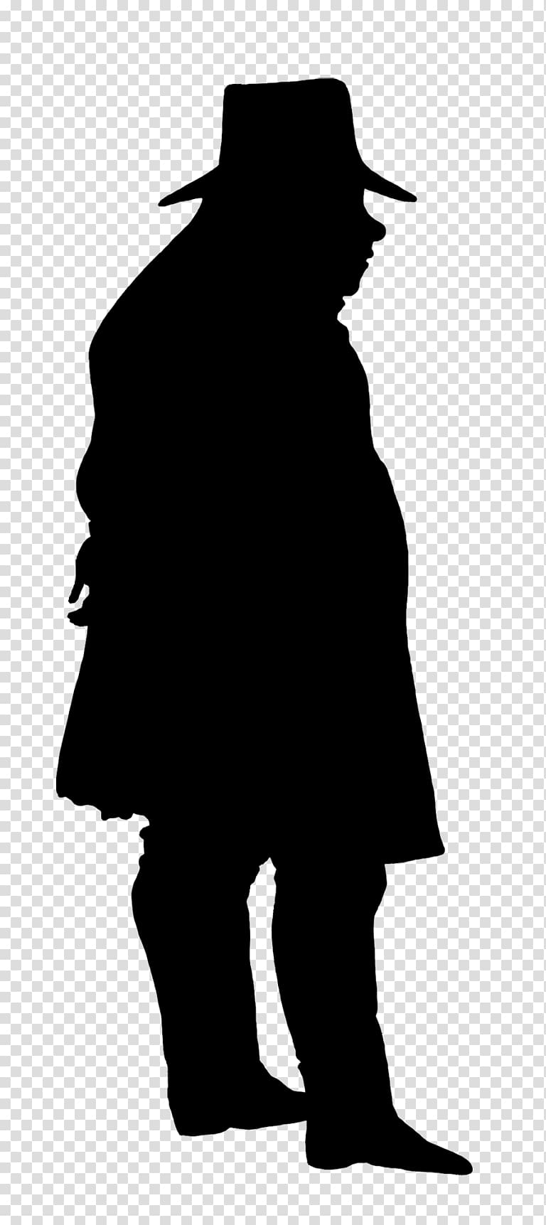 Victorian era Silhouette Gentleman , man silhouette transparent background PNG clipart