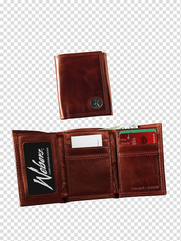 Wallet Leather Pocket Money clip, Tri-fold transparent background PNG clipart