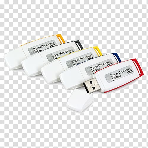 USB Flash Drives Flash Memory Cards Kingston Technology Computer data storage, Computer transparent background PNG clipart