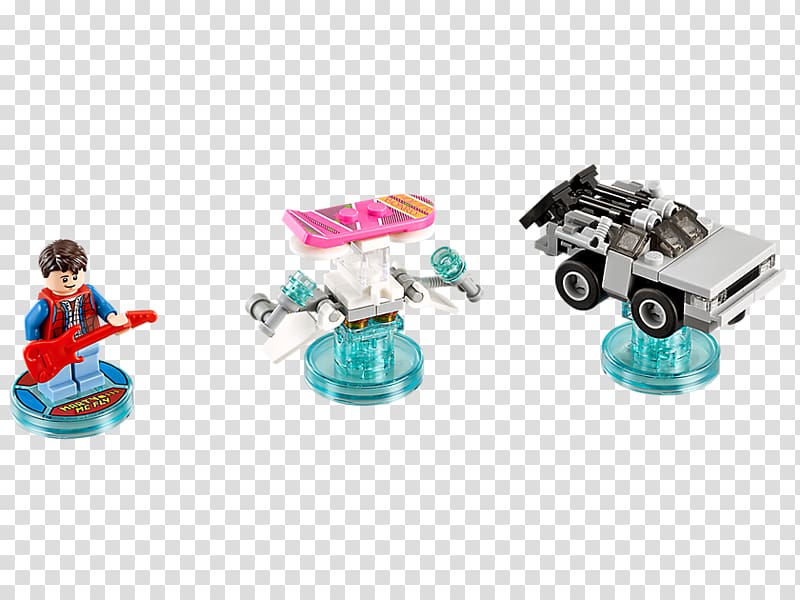 LEGO Dimensions Back to The Future: Doc Brown Fun Pack Marty McFly Dr. Emmett Brown, toy transparent background PNG clipart