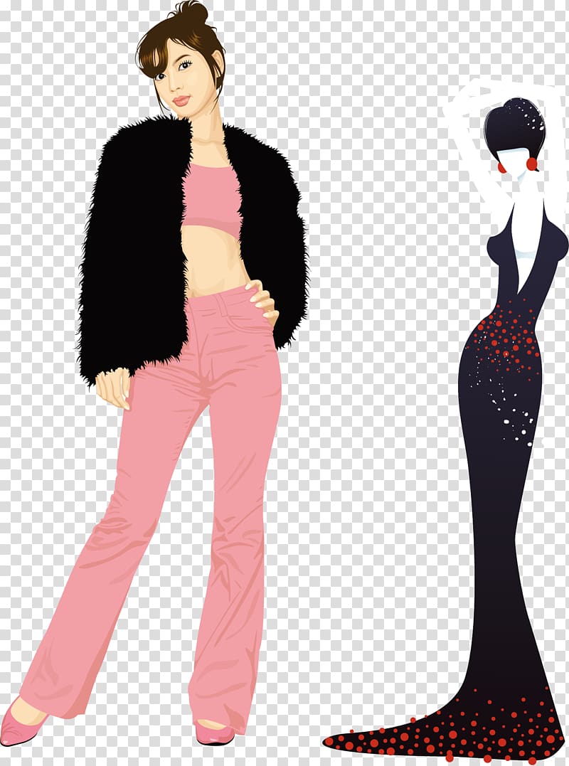 Fur clothing Euclidean Fashion, Private care for women transparent background PNG clipart