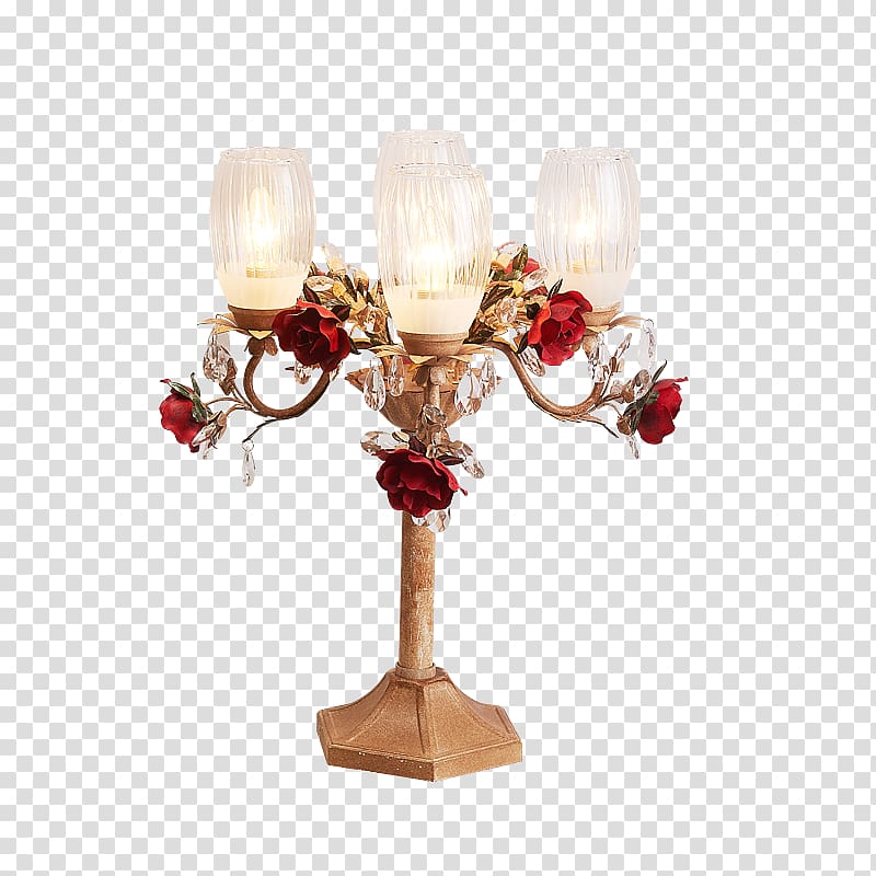 Wine glass Lamp Champagne glass Candlestick, lamp transparent background PNG clipart