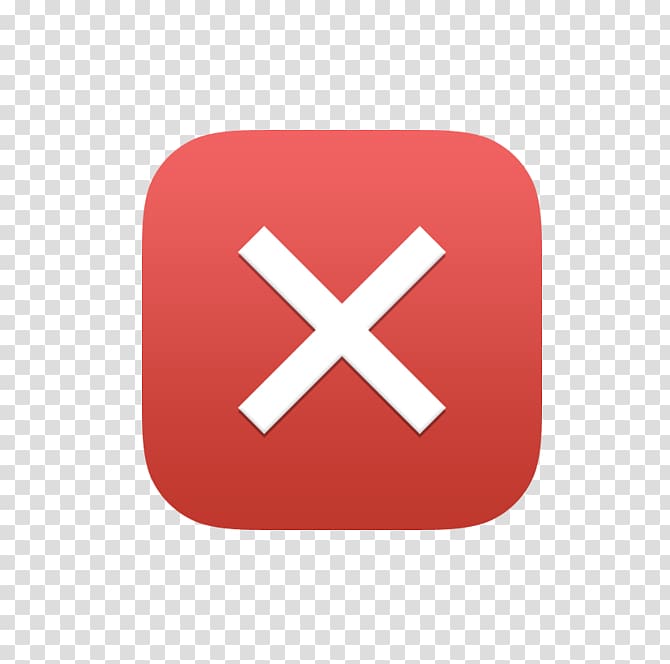 Red X button icon, Error HTTP 404 Icon, Red Cross Mark File