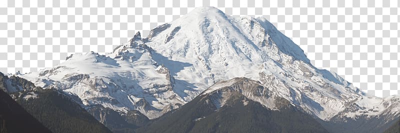 snow covered mountain, Mountain Mount Taranaki Terrain , snow mountain transparent background PNG clipart