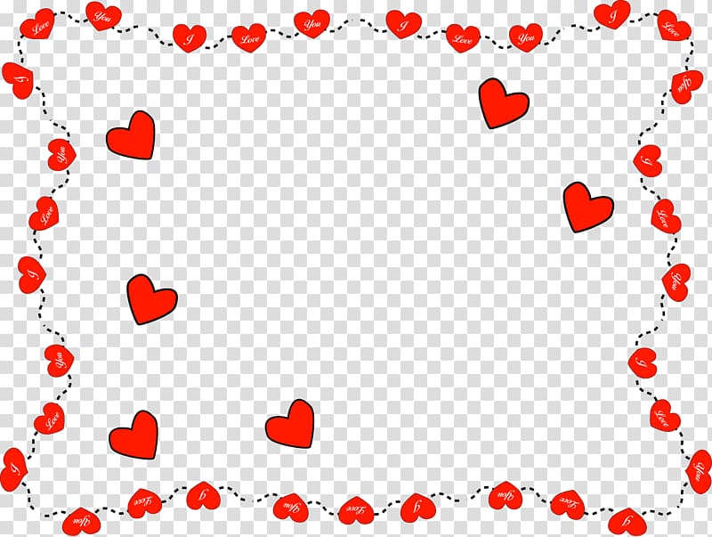 Valentine\'s Day Frames Heart Ornament , love frame transparent background PNG clipart