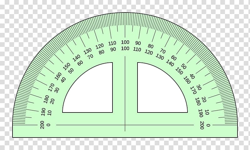 Degree Chart Protractor Circle Angle, circle, angle, measurement, compass  png