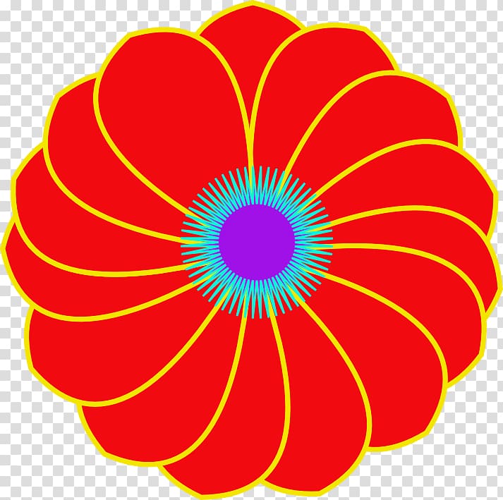 Circle Transvaal daisy Cut flowers Point, circle transparent background PNG clipart