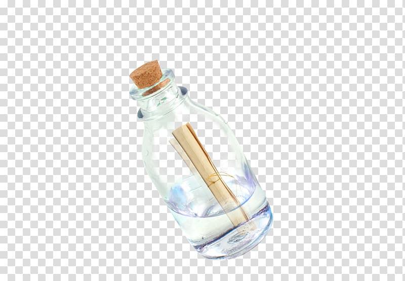 Paper Bottle , drifting bottle transparent background PNG clipart