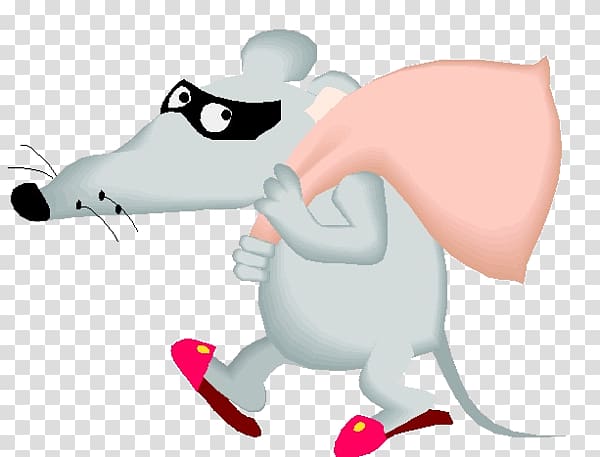 Computer mouse Theft Mousepad, Mouse cartoon transparent background PNG clipart