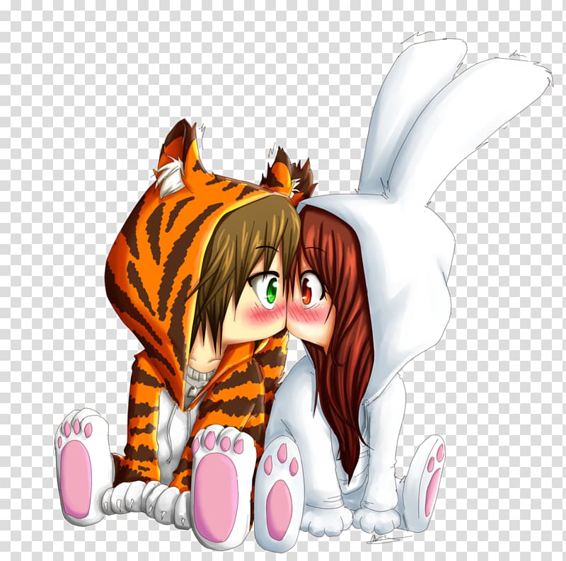 Tiger Chibi Drawing Anime Art, cute thing transparent background PNG clipart
