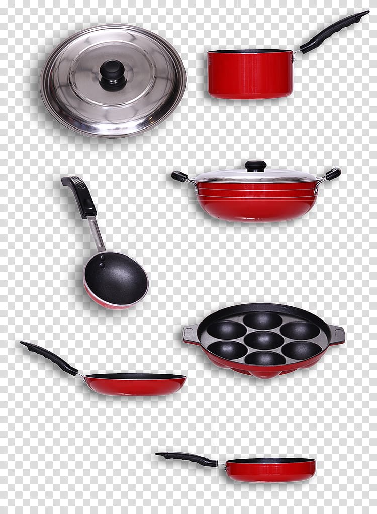 Frying pan Non-stick surface Cookware Tableware Kitchen, Nonstick Cookware transparent background PNG clipart