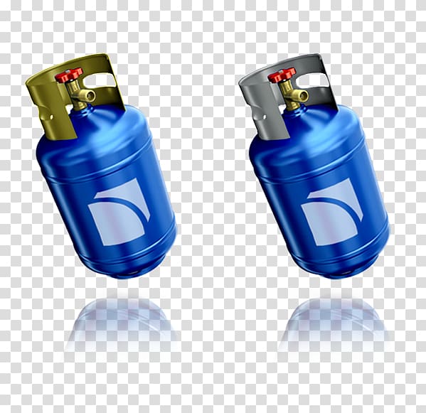 Plastic Cobalt blue Lighter Cylinder, lighter transparent background PNG clipart