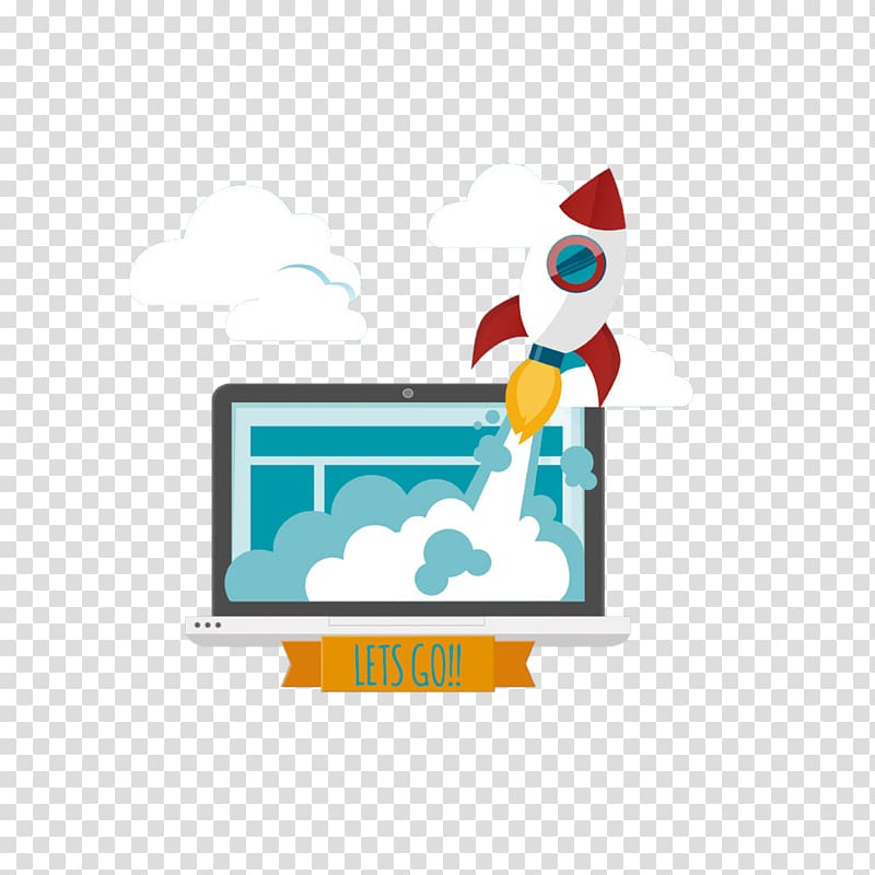 Service Computer Marketing Software Web browser, Rockets fly screen transparent background PNG clipart