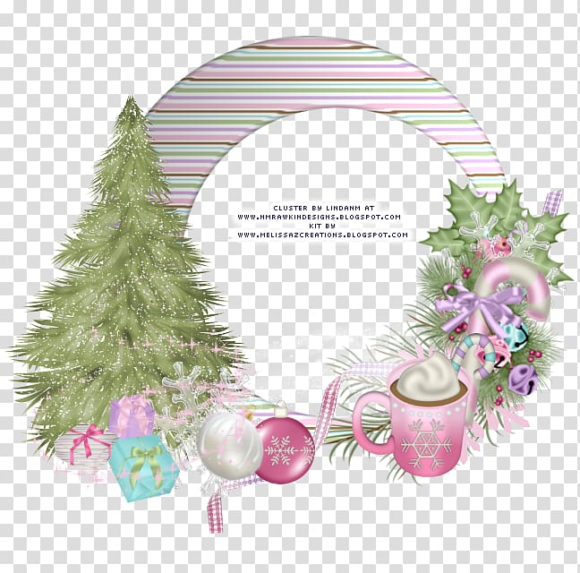 Christmas tree Candy cane Frames, christmas candy transparent background PNG clipart