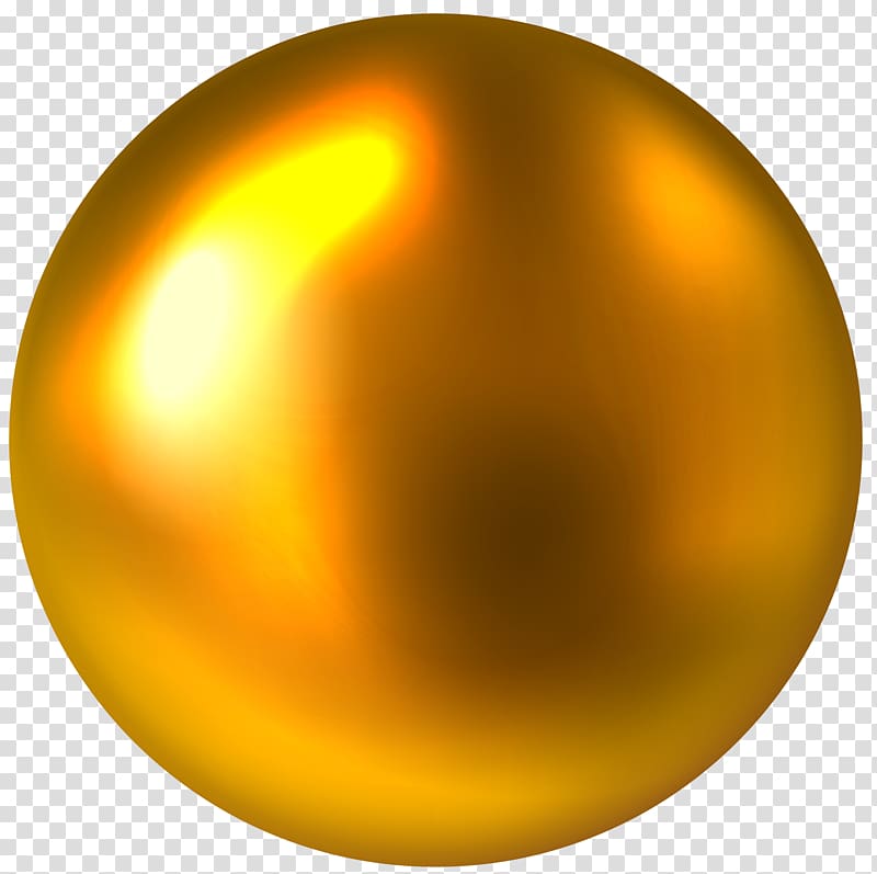yellow ball illustration, Gold , Gold Ball Free transparent background PNG clipart