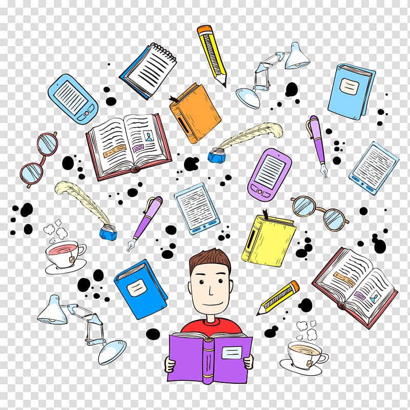 Student Professional learning community Skill Education, Cartoon books transparent background PNG clipart