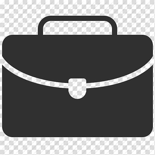 black bag illustration, Computer Icons Briefcase Suitcase, Suit Work Office Icon transparent background PNG clipart
