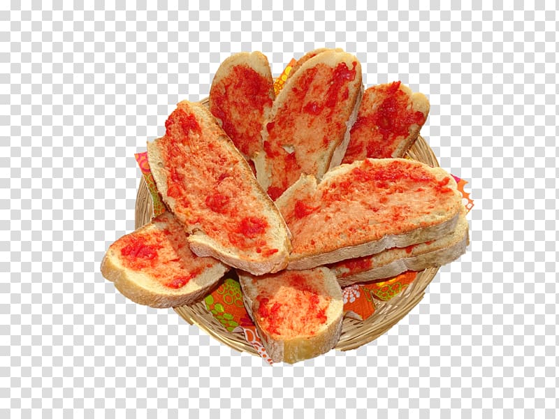Pa amb tomàquet Bread Tomato Junk food Dish, bread transparent background PNG clipart