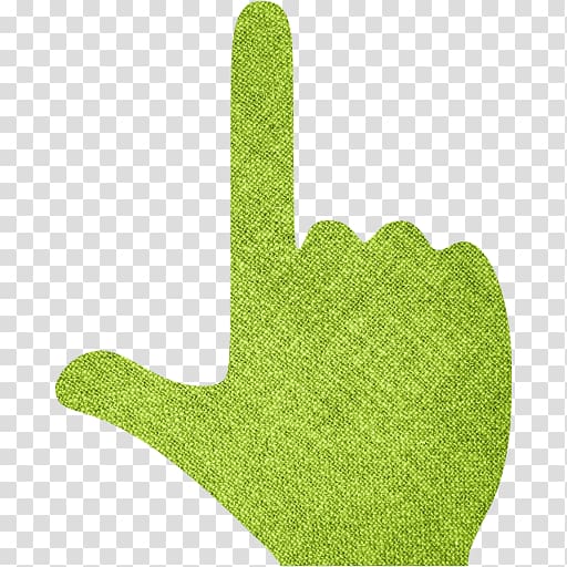 Computer Icons Finger Point and click Green, green cloth transparent background PNG clipart