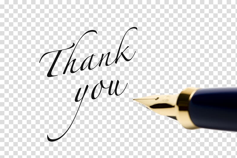 Letter of thanks Word Writing Donation, thankyou transparent background PNG clipart