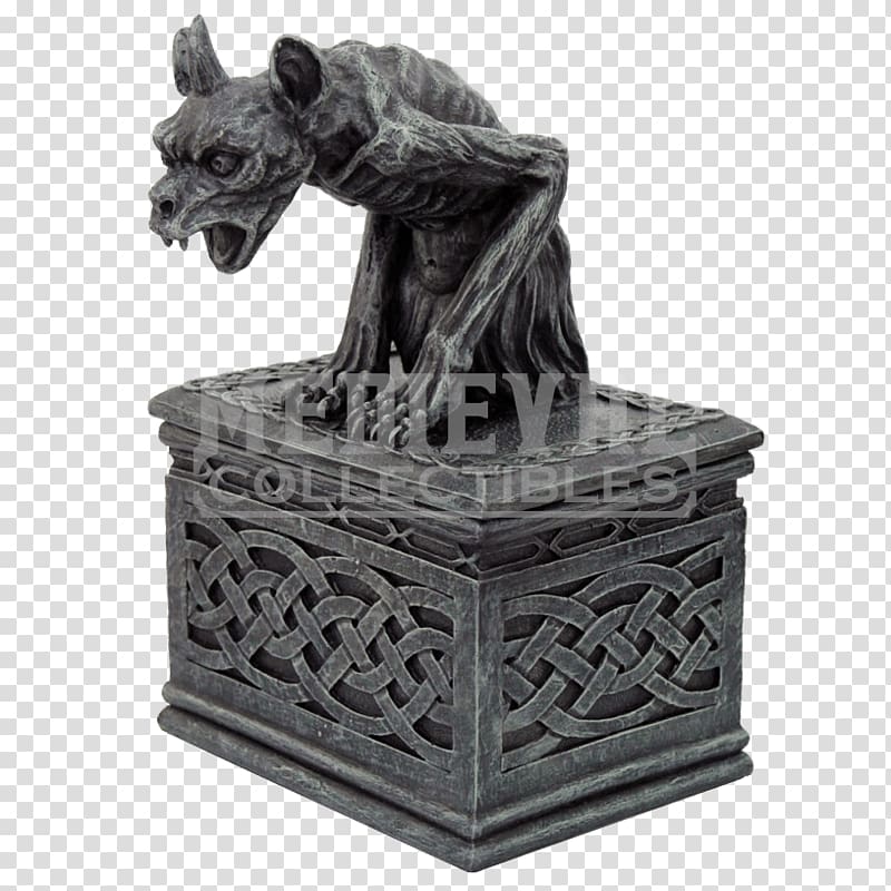 Gargoyle Gothic architecture Stone carving Casket Statue, a variety of christmas gift boxes transparent background PNG clipart