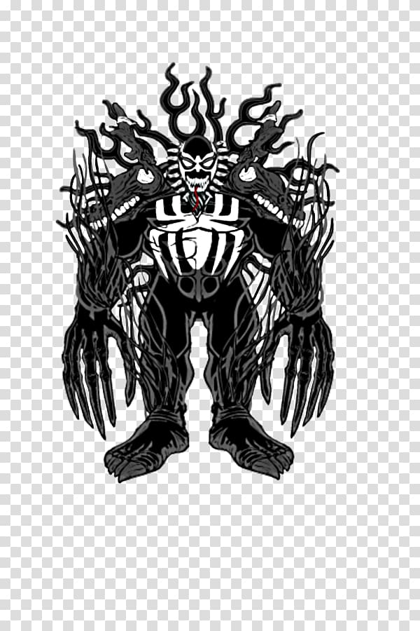 Venom Doomsday Deadpool Maximum Carnage Spider-Man, venom transparent background PNG clipart