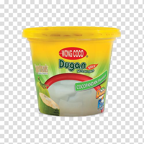 Nata de coco Coconut milk Mango pudding Flavor, coconut transparent background PNG clipart