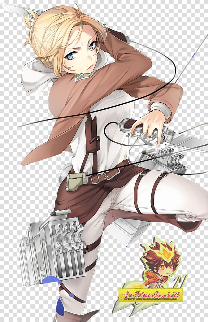 Annie Leonhart Attack on Titan 2 Anime, shingeki no kyojin transparent background PNG clipart