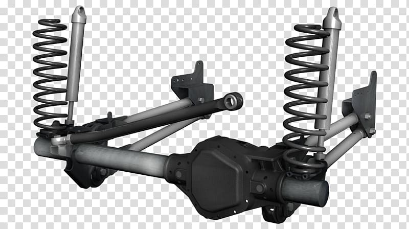 Car Multi-link suspension Beam axle Coil spring, Axle Track transparent background PNG clipart