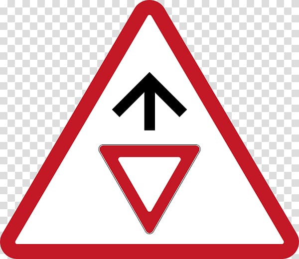 Philippines Traffic sign Warning sign Yield sign, road transparent background PNG clipart