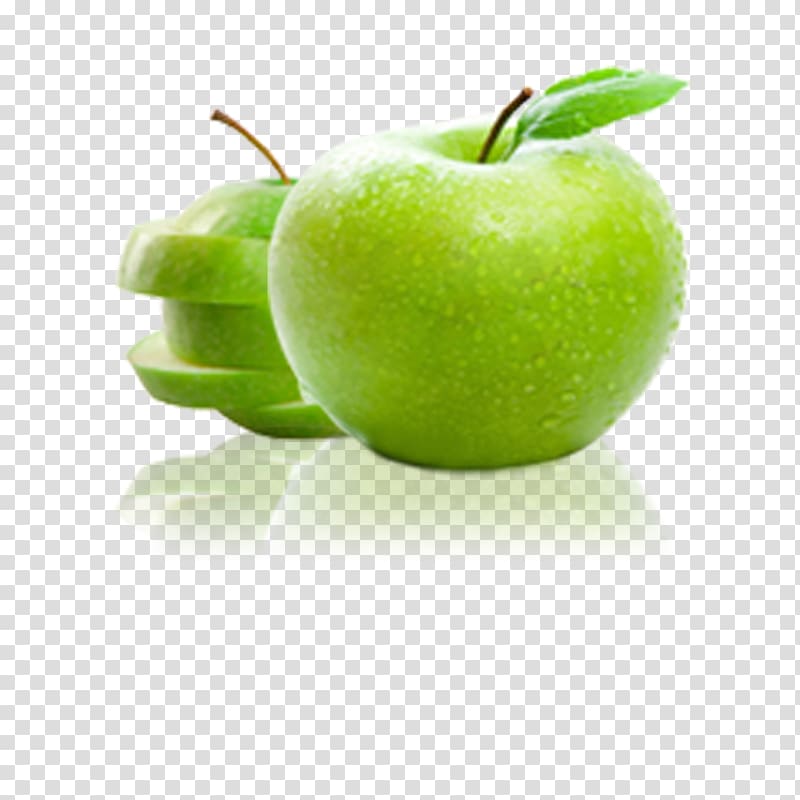 two green apples , Granny Smith Manzana verde Apple Fruit, Green Apple transparent background PNG clipart