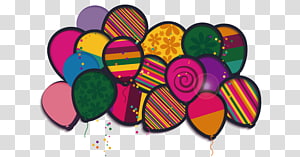 Euclidean Toy balloon, Colorful decorative balloon background transparent background PNG clipart thumbnail