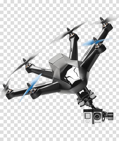 Unmanned aerial vehicle Quadcopter GoPro Karma Mavic Pro Multirotor, Drone transparent background PNG clipart
