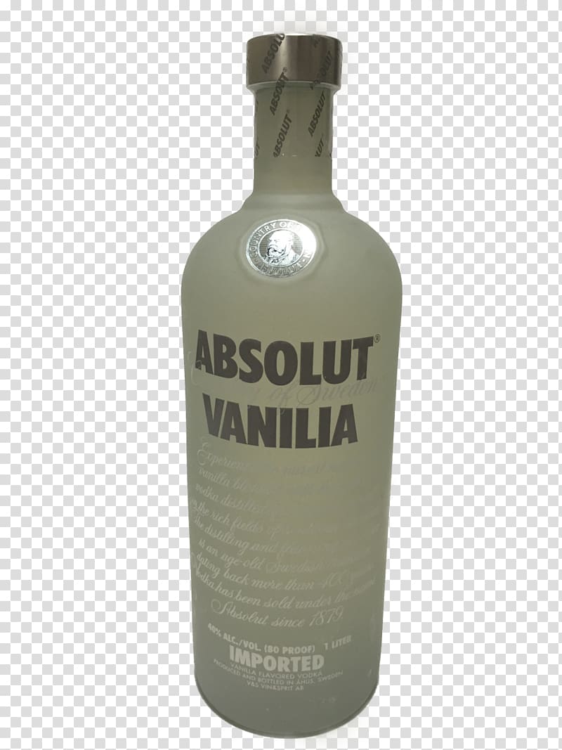 Absolut Vodka Liqueur Glass bottle, vodka transparent background PNG clipart