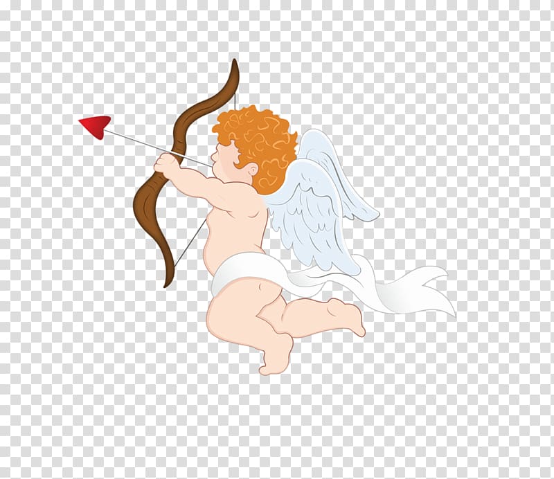 Angel Cartoon Cupid, Cartoon Cupid transparent background PNG clipart
