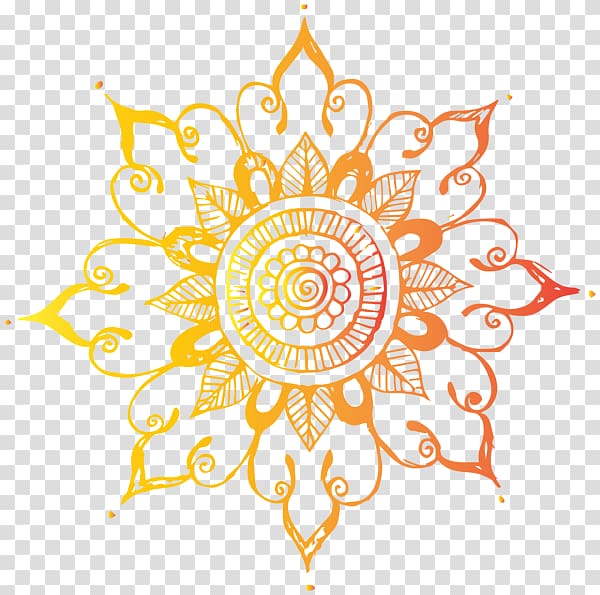 yellow mandala illustration, Flag of India , ganesha transparent background PNG clipart