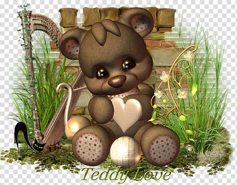 Teddy bear Cartoon, teddy love transparent background PNG clipart