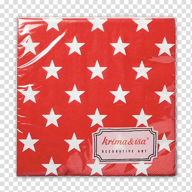 Cloth Napkins Paper Red Star Bandeirola, pause transparent background PNG clipart