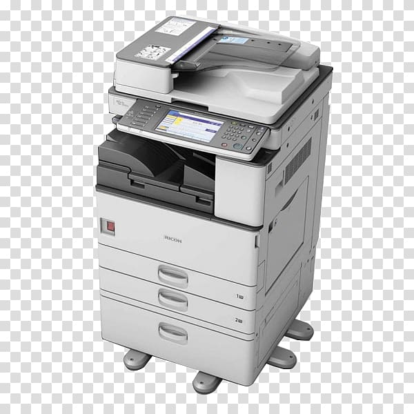 Ricoh Multi-function printer copier Printing, printer transparent background PNG clipart