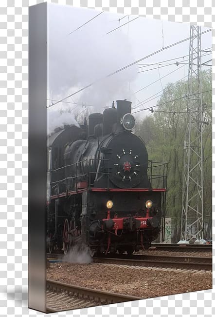 Train Rail transport Railroad car Locomotive Steam engine, smoke trail transparent background PNG clipart