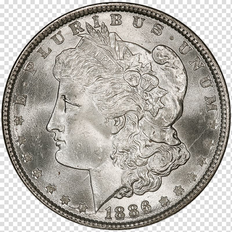 Dime Morgan dollar Dollar coin United States Dollar, US 2 Dollar Bills Rare transparent background PNG clipart