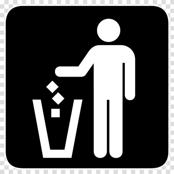 Rubbish Bins & Waste Paper Baskets Litter Recycling bin, symbol transparent background PNG clipart