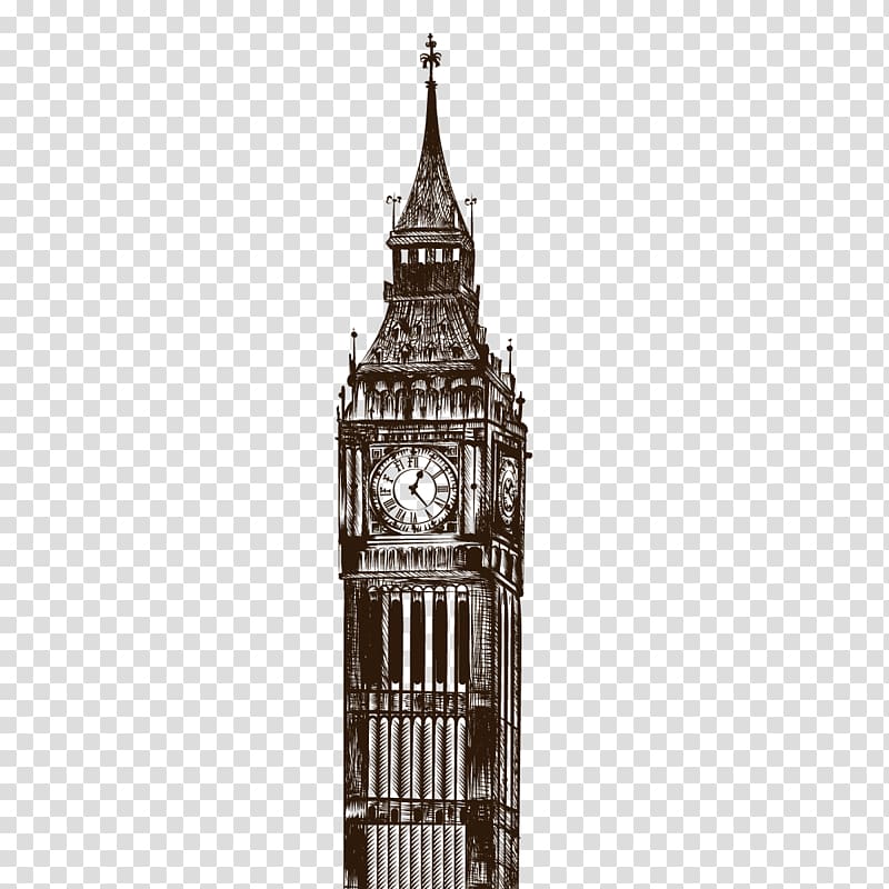 Big Ben Clock tower Euclidean Bell, Big Ben transparent background PNG clipart