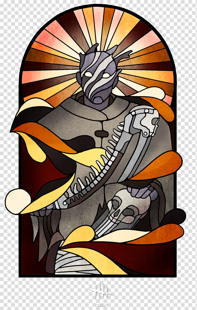 Dead by Daylight Fiction Stained glass Game Illustration, dead by daylight dwight transparent background PNG clipart