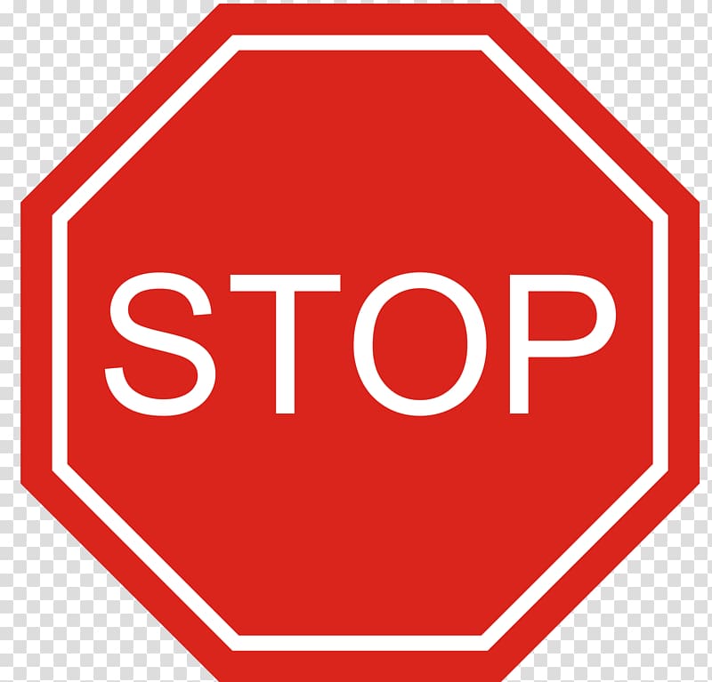 Stop sign Traffic sign , Blank Stop Sign transparent background PNG clipart